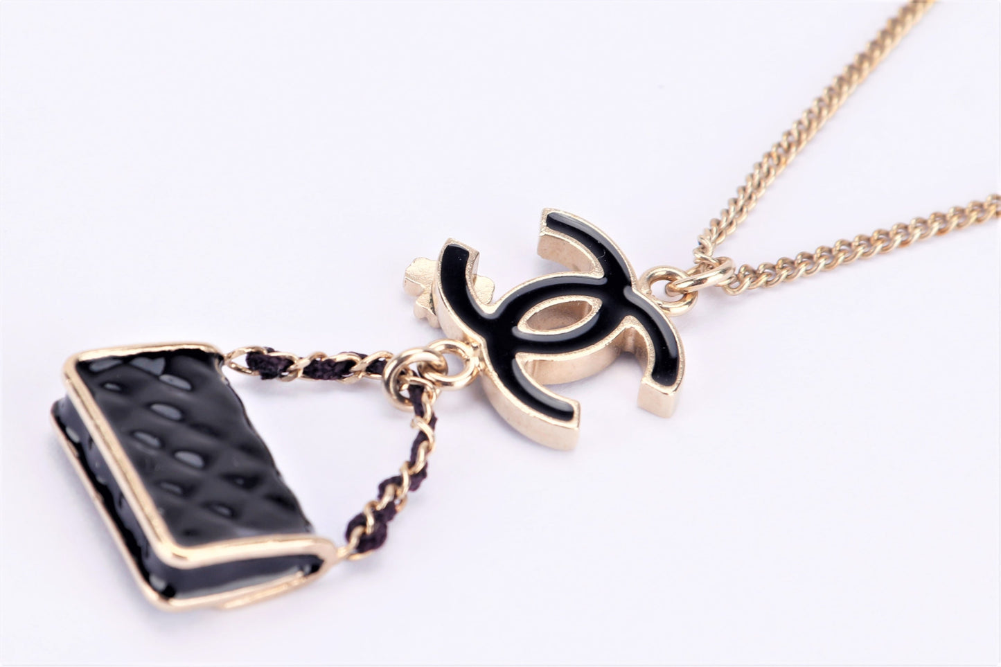 Chanel Black Gold Luxury Handbag