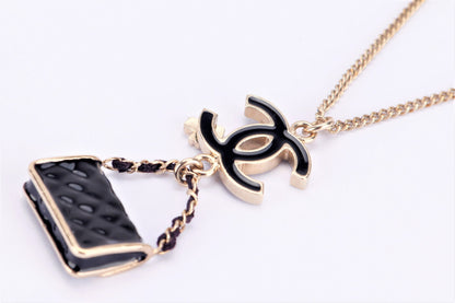 Chanel Black Gold Luxury Handbag
