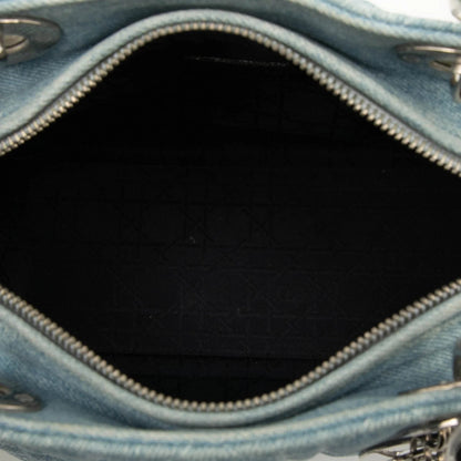 Dior Lady Dior Cannage Blue Handbag Cannage