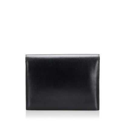 Luxury Hermes Box Calf Leather Clutch Bag Shg-Zzytms