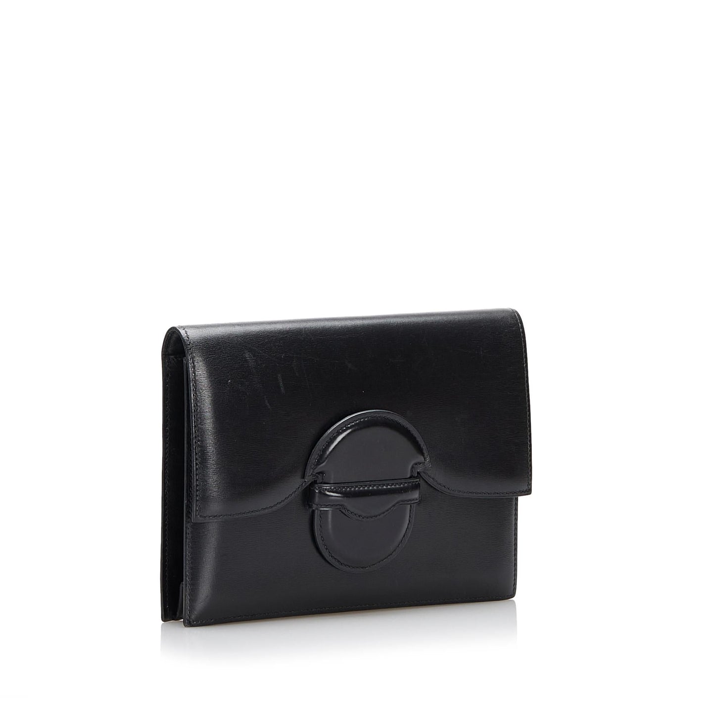 Luxury Hermes Box Calf Leather Clutch Bag Shg-Zzytms