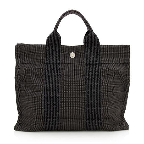 Luxury Hermes Canvas Herline Pm Tote