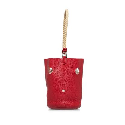 Luxury Hermes Clemence Mangeoire Bucket Pm Shg-Whcmlq