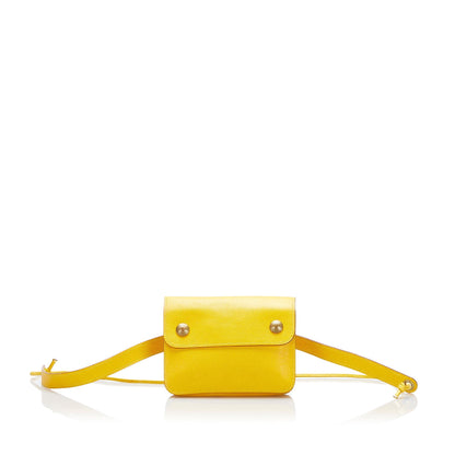 Luxury Hermes Courchevel Pochette Green Waist Bag Shg-Omt7Ji