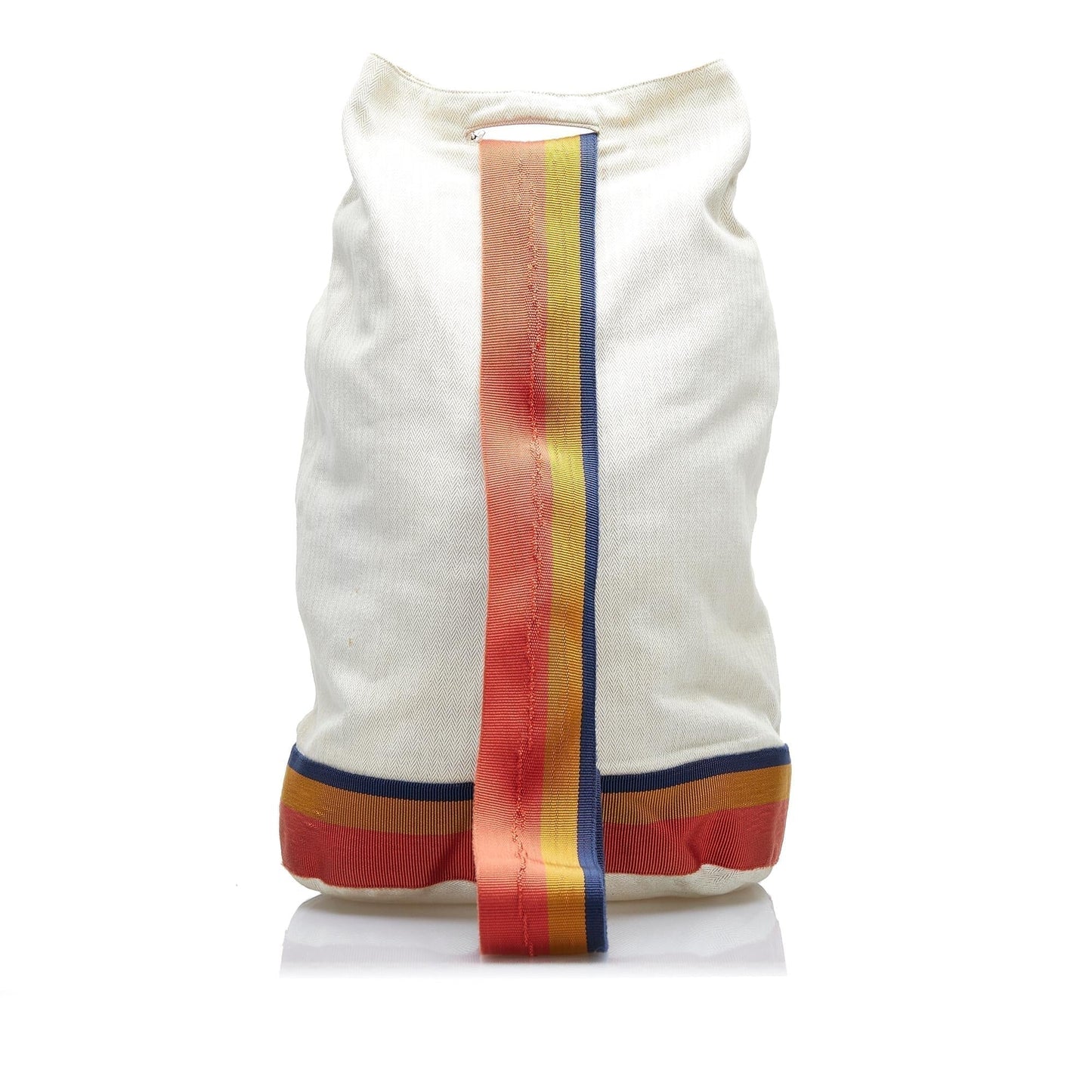 Luxury Hermes Toile Chevron Cavalier Sling Bag Shg-Qhlu50