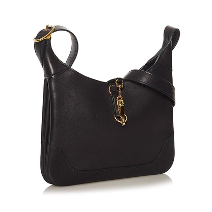 Luxury Hermes Trim Duo Leather Crossbody Bag Shg-Kzi78U