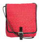 Fendi Luxury Canvas Red Shoulder Bag Style 54