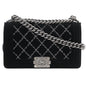 Chanel Boy Chanel 25 Velour Leather 2way Shoulder Bag