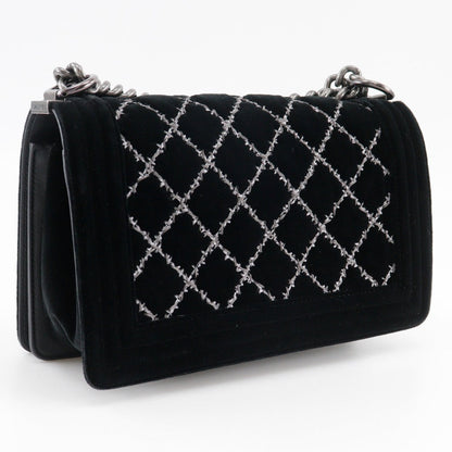 Chanel Boy Chanel 25 Velour Leather 2way Shoulder Bag