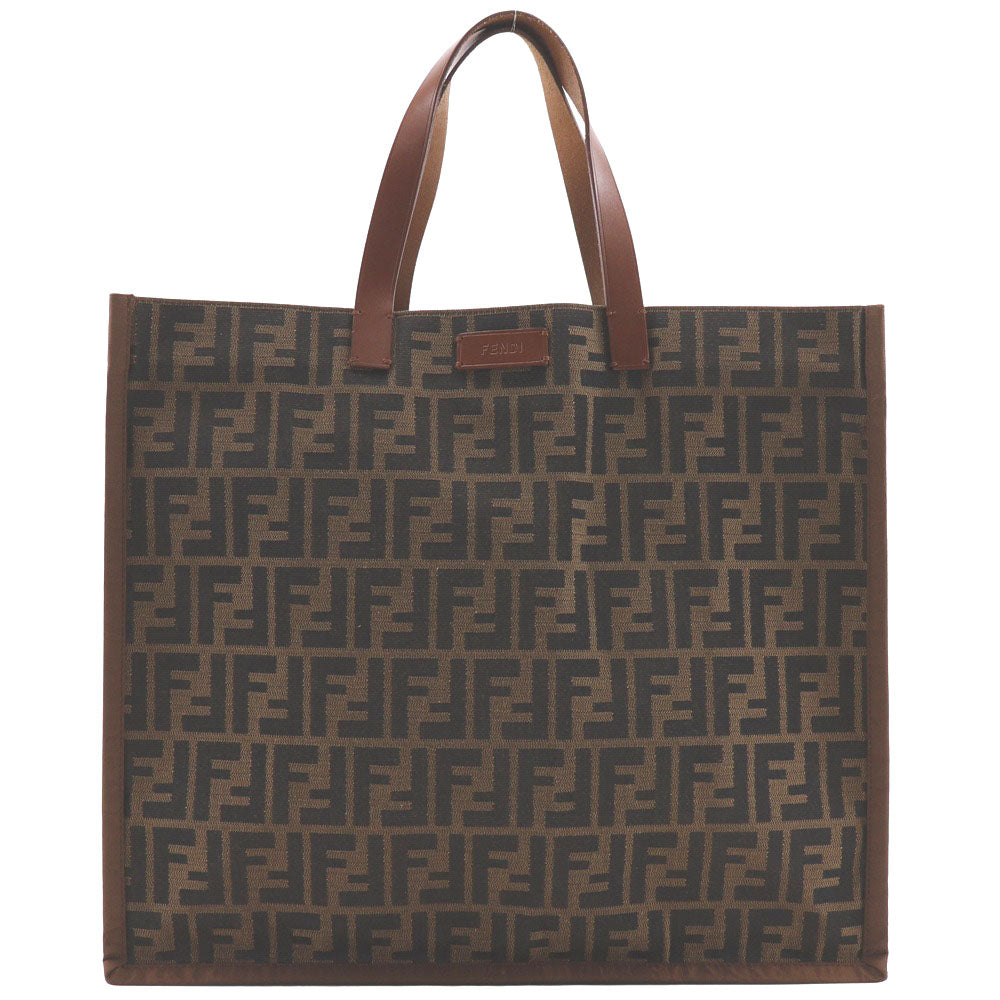 Fendi Tote Canvas Red Tote Bag Style 27
