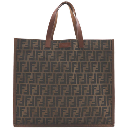 Fendi Tote Canvas Red Tote Bag Style 27