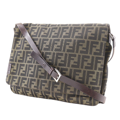 Fendi Zucca Nylon Canvas Shoulder Bag