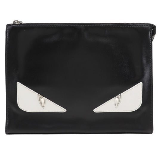 Fendi Luxury Leather Red Clutch Style 3
