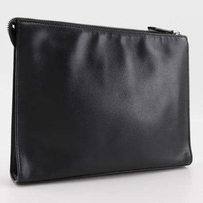 Fendi Zucchino Boston Bag Nylon Canvas Leather