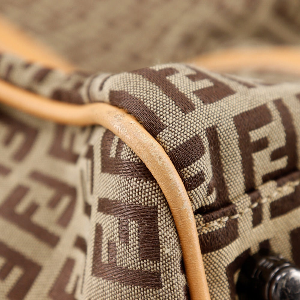 Fendi Peekaboo Canvas Calf Handbag 2Way