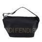 Fendi Logo Nylon Canvas Handbag
