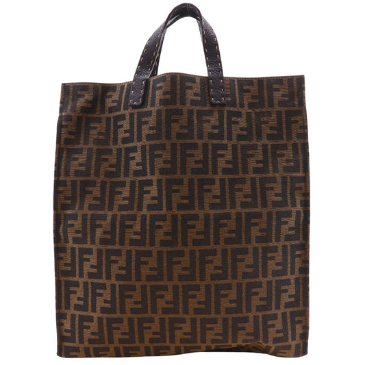 Fendi Zucca Nylon Canvas Handbag