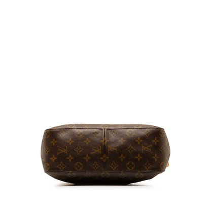 Brown Louis Vuitton Monogram Looping GM Shoulder Bag