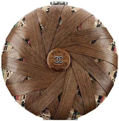 Chanel Luxury Tweed Beige Handbag