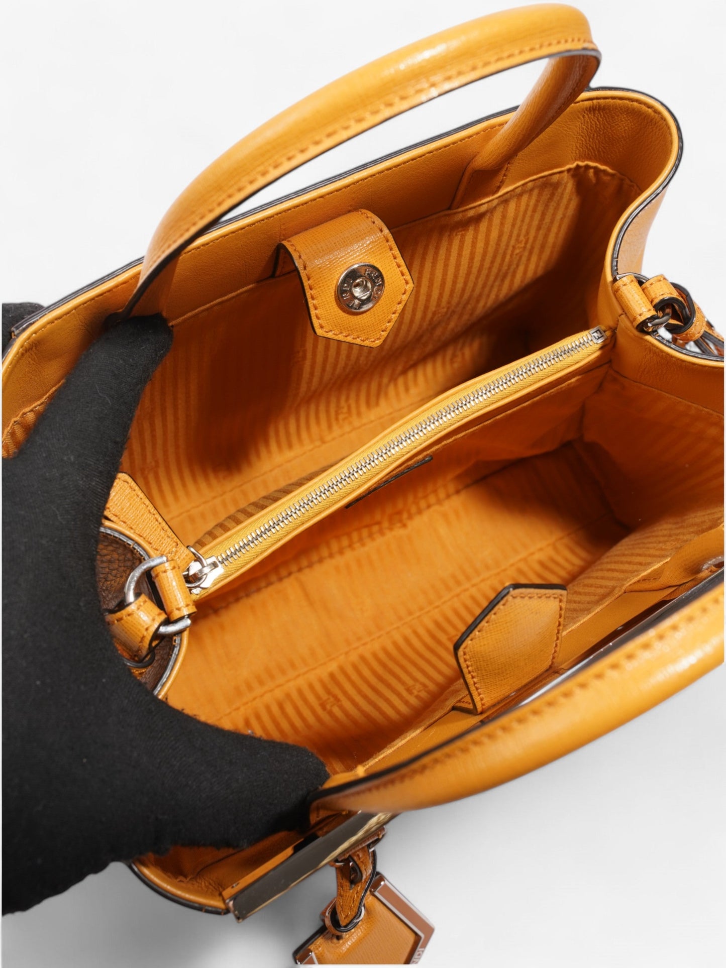 Fendi Canvas Brown Shoulder Bag Style 5