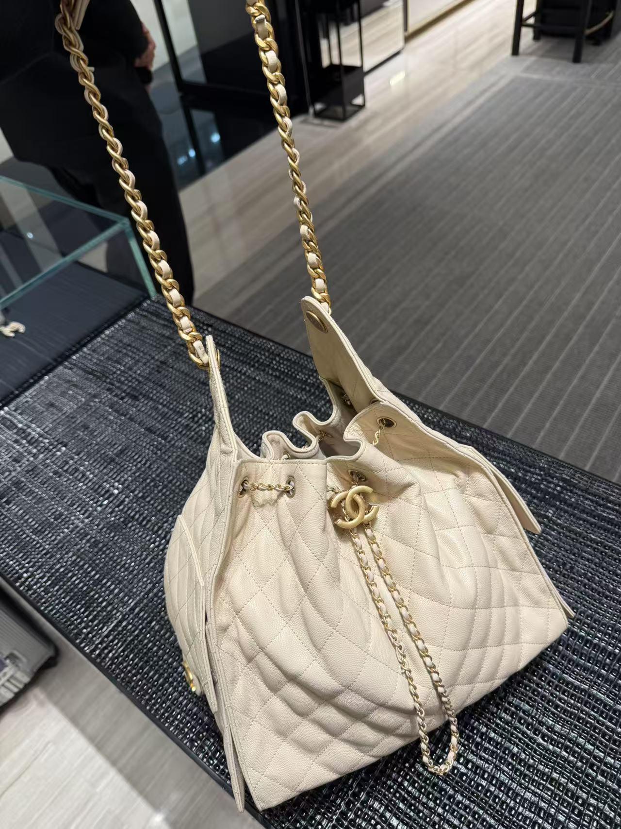 Chanel Timeless Tan Shoulder Bag
