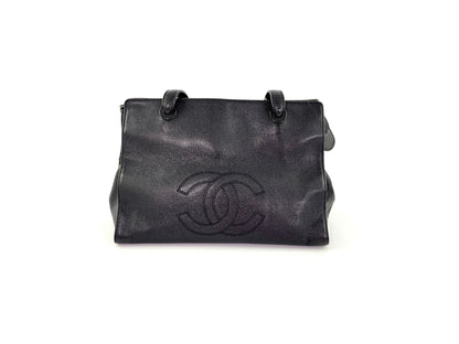 CHANEL Black Caviar Timeless 1996 CC Tote