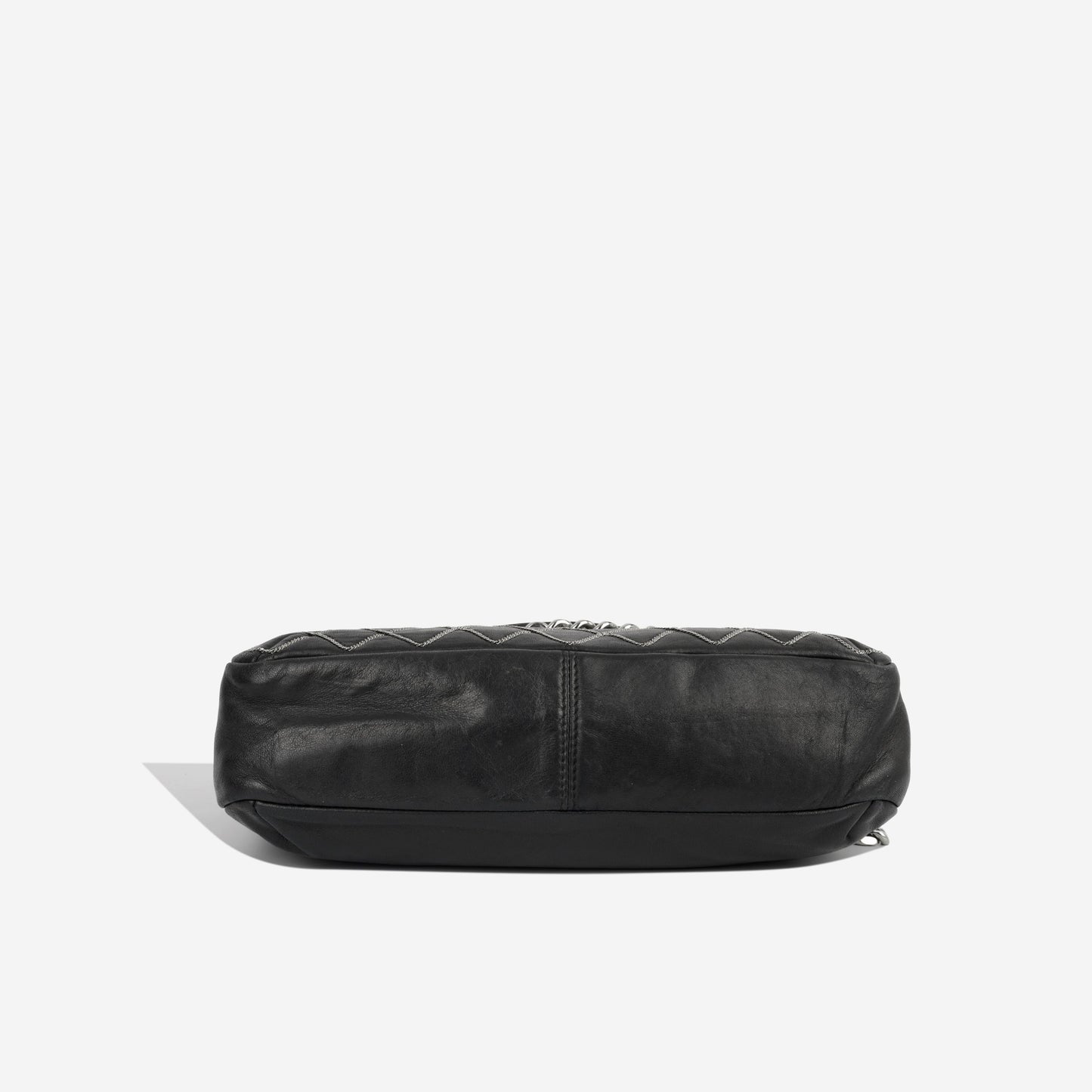 Chanel Classic Flap Lambskin Black Shoulder Bag Style 13
