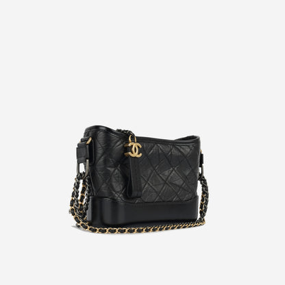 Chanel Classic Flap Lambskin Black Shoulder Bag Style 295