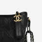 Chanel Gabrielle Calfskin Black Shoulder Bag