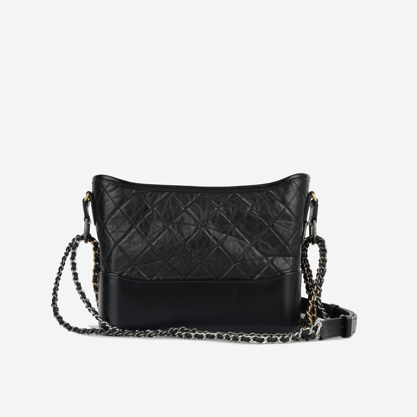 Chanel Gabrielle Calfskin Black Shoulder Bag