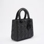 Christian Dior Matte Black Small Lady Dior Bag 2020
