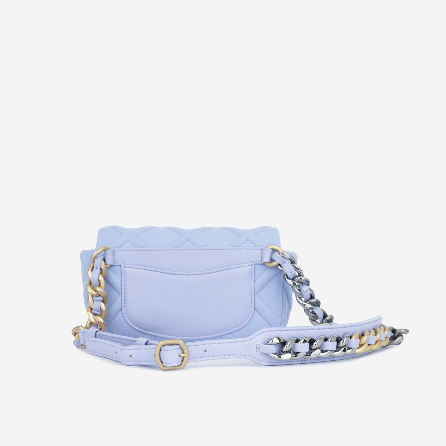 Chanel Chanel 19 Lambskin Blue Shoulder Bag