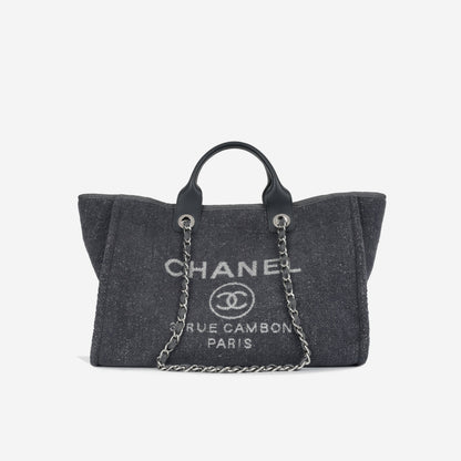 Chanel Cambon Calfskin Gold Tote Bag Calfskin
