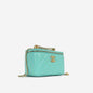 Chanel Vanity Lambskin Gold Clutch Style 4