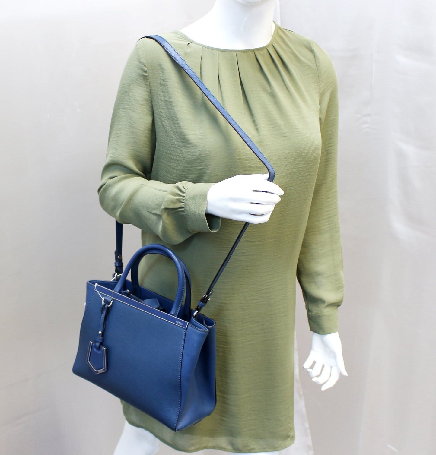 Fendi Roma Leather Red Shoulder Bag