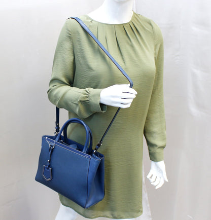 Fendi Roma Leather Red Shoulder Bag