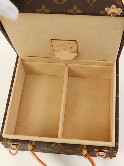 LOUIS VUITTON 2007 Made Takashi Murakami Collaboration Monogram Jewelry Box Brown/Multi
