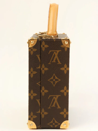 LOUIS VUITTON 2007 Made Takashi Murakami Collaboration Monogram Jewelry Box Brown/Multi