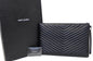 Saint Laurent Monogram Leather Black Clutch