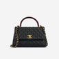 Chanel Coco Handle Lambskin Black Shoulder Bag