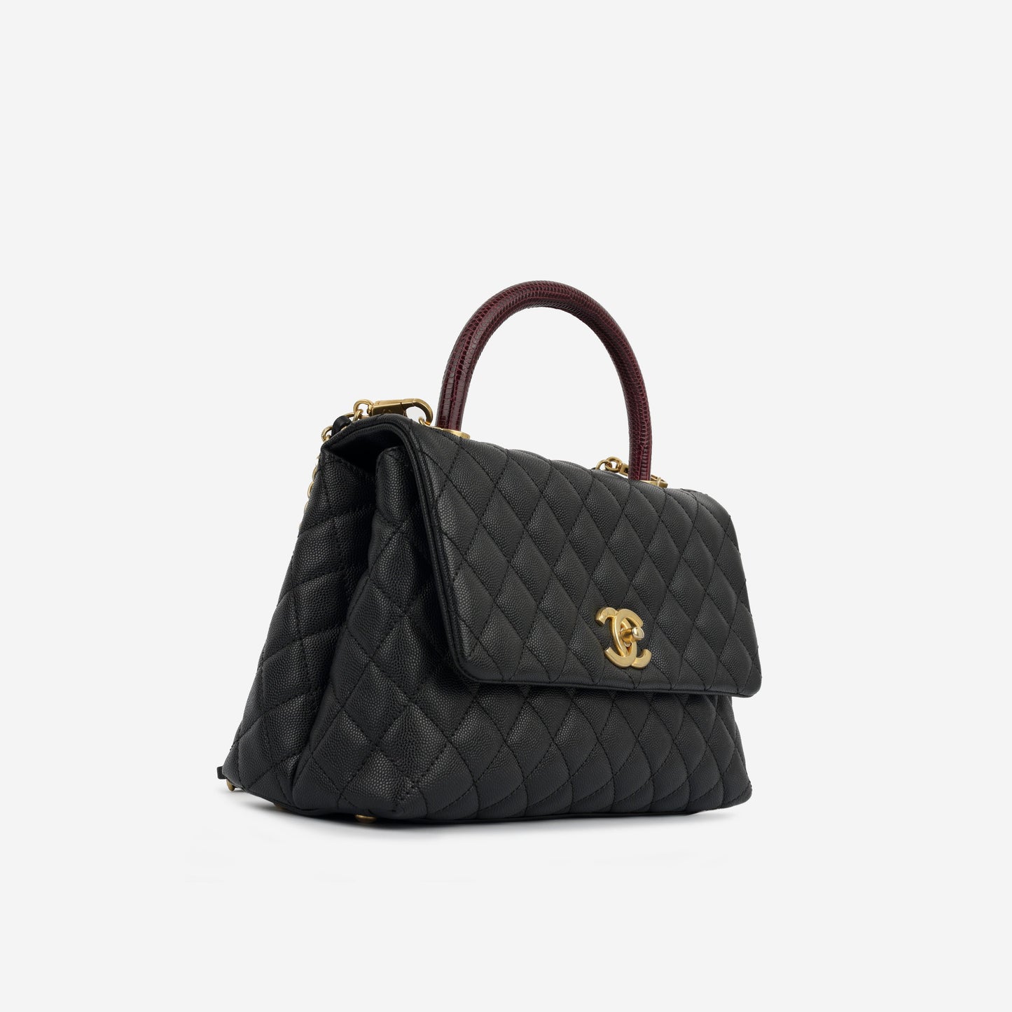Chanel Coco Handle Lambskin Black Shoulder Bag