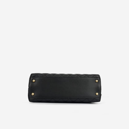 Chanel Coco Handle Lambskin Black Shoulder Bag