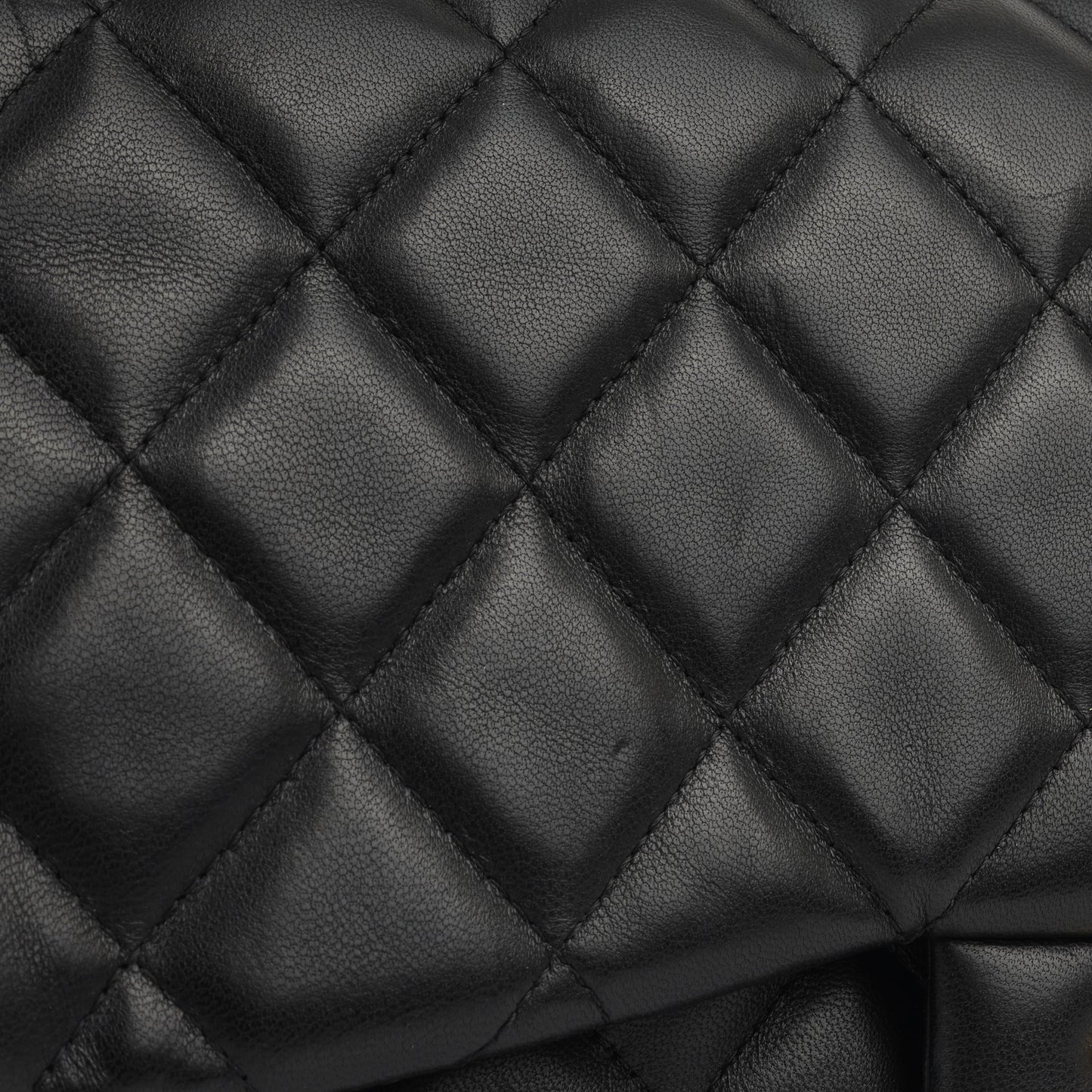 Chanel Classic Flap Lambskin Black Shoulder Bag Style 19