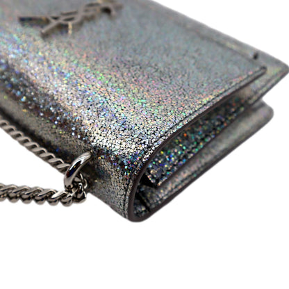 Saint Laurent Sunset Leather Silver Crossbody