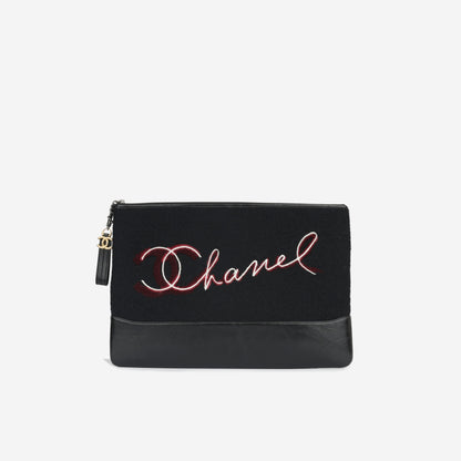 Chanel Gabrielle Lambskin Black Shoulder Bag Style 2
