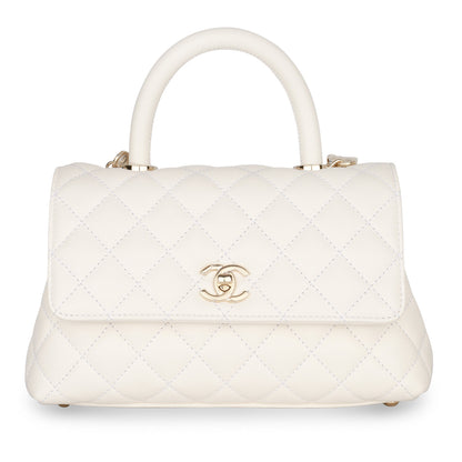 Chanel Coco Handle Caviar Black Shoulder Bag Style 8