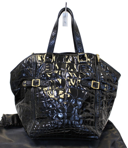 Saint Laurent Leather Black Tote Bag