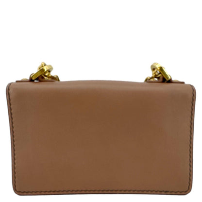 Christian Dior J'Adior Flap Mini Leather Chain Shoulder Bag Rose Poudre