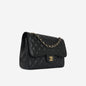 Chanel Classic Flap Lambskin Black Shoulder Bag Style 30