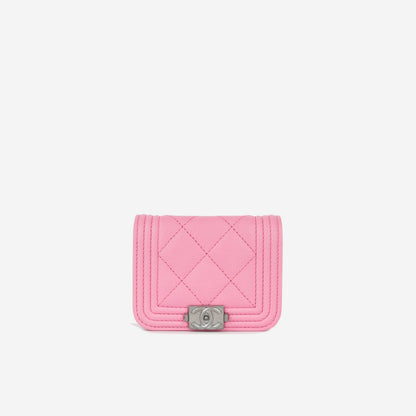Chanel Boy Bag Lambskin Black Shoulder Bag Style 66
